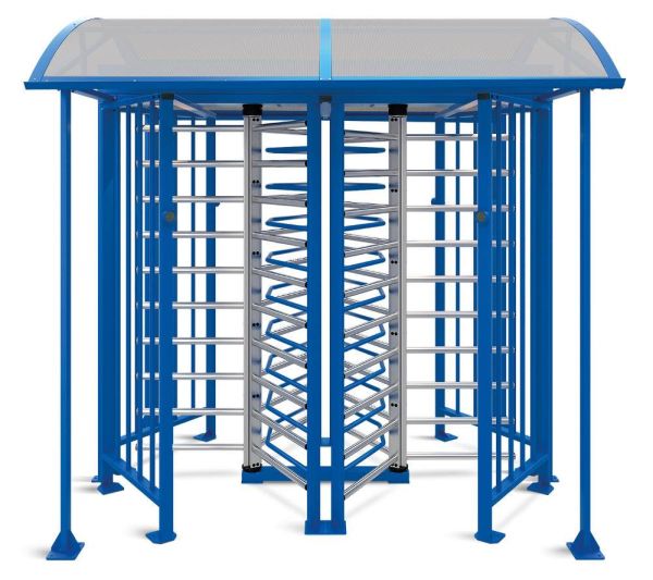 Турникет полноростовой двухпроходной PERCo-RTD-20.2S уличный с электромеханическим приводом