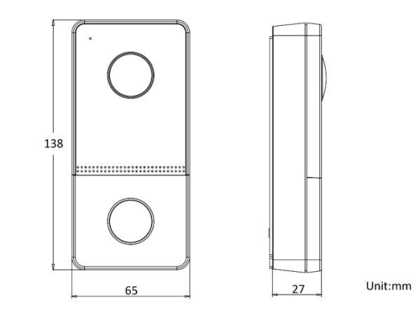 Вызывная панель 2Мп видеодомофона HiWatch VDP-D2201(B) с поддержкой PoE Вызывная панель 2Мп видеодомофона HiWatch VDP-D2201(B) с поддержкой PoE