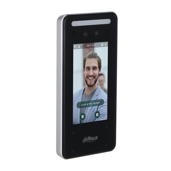 Биометрический терминал доступа AI Dahua DHI-ASI6213J-MW с распознаванием лиц и Mifare карт