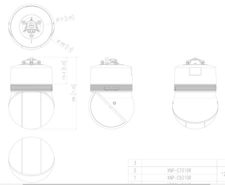 Антивандальная PTZ-видеокамера 4Мп Wisenet XNP-C7310R с искусственным интеллектом