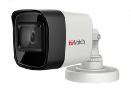 Цилиндрическая 8Мп HD-TVI видеокамера HiWatch DS-T800(B) (3.6 мм)