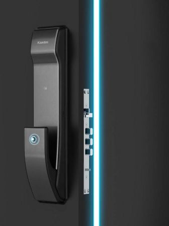 Электронный биометрический замок Kaadas K9 Black, врезной