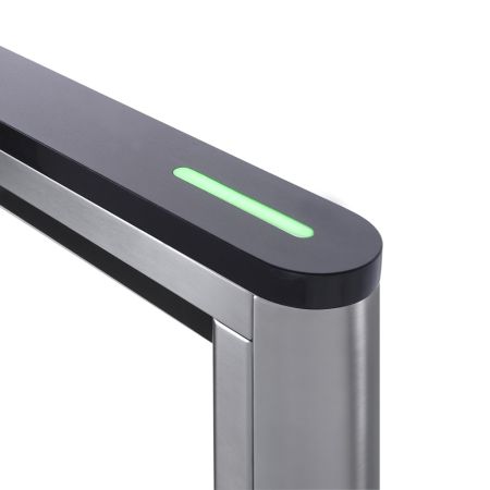 Турникет распашной двухпроходной PERCo ST-11M «Скоростной проход» с крышками из искусственного камня и створками 300 мм, высотой 1300 мм