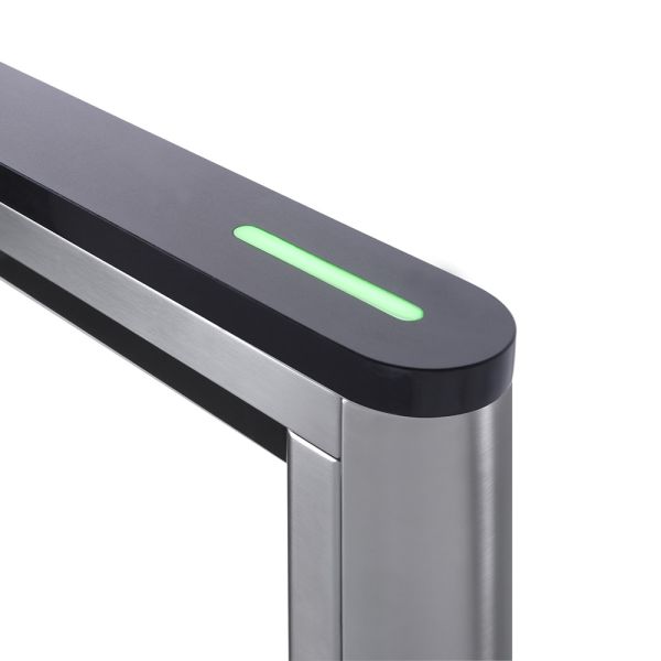 Турникет распашной двухпроходной PERCo ST-11M «Скоростной проход» с крышками из искусственного камня и створками 300 мм, высотой 1300 мм