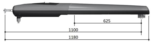 Привод 230 В линейный Came AX71230, неблокирующийся, с энкодером и механическими упорами