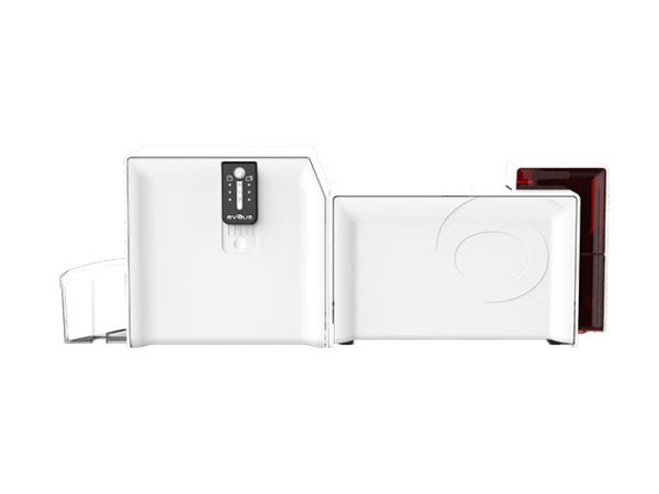 Принтер Evolis Primacy Simplex с модулем двухсторонней ламинации, USB & Ethernet, (цвет панели - красный), CardPresso XXS