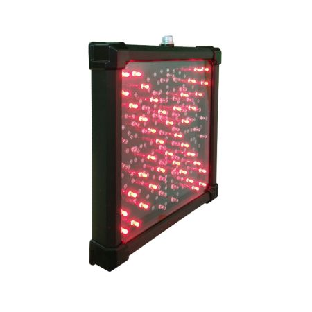 Светодиодный односекционный светофор Инфопаркинг ИС-Р1/24, 145 мм (красный крест, зелёная стрелка)