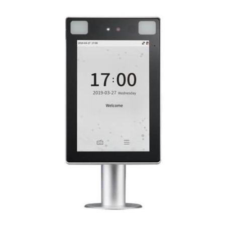 Антивандальный уличный терминал распознавания лиц ZKTeco ProFaceX [CH] (EM) с кронштейном крепления на турникет