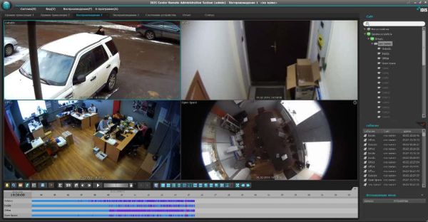 ПО для мониторинга системы видеонаблюдения IDIS Center