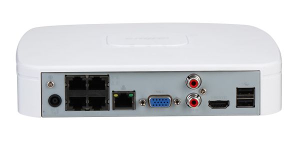 IP-видеорегистратор 4-канальный 4K Smart 1U 4PoE WizSense Dahua DHI-NVR2104-P-I