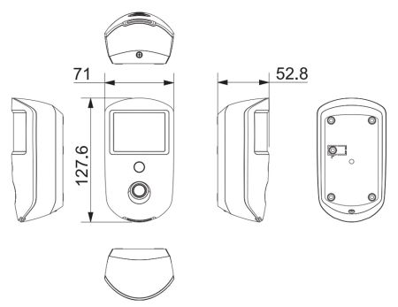 Беспроводной ИК-извещатель движения Dahua DHI-ARD1731-W2(868) с видеокамерой
