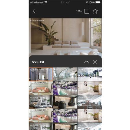 Бесплатное программное обеспечение Wisenet Mobile для Android / iOS