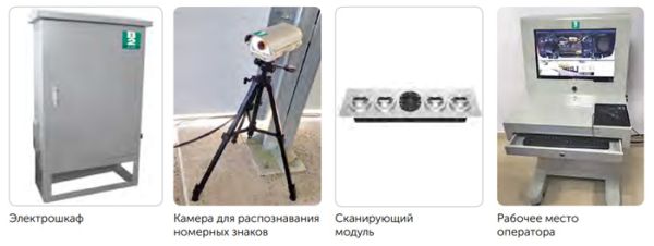 Стационарная система досмотра днищ автотранспорта B2scan DD-S