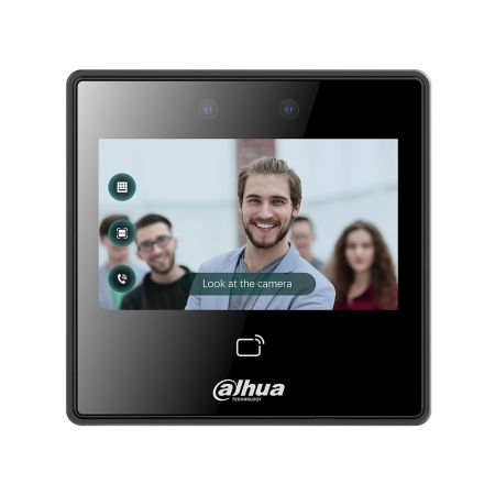 Биометрический терминал доступа AI Dahua DHI-ASI3213A-W с распознаванием лиц и Mifare карт