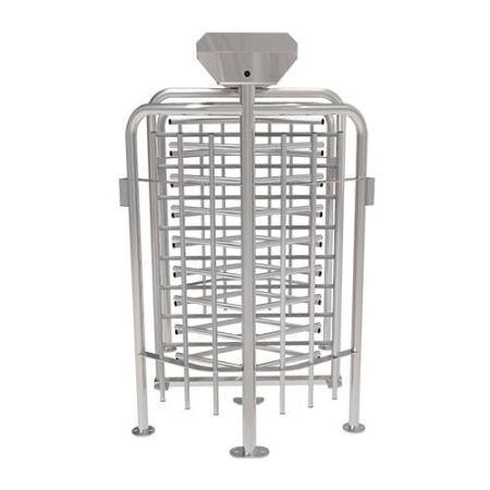 Турникет полноростовой двухпроходной ZKTeco FHT2322D 3-х лопастной (120°), с биометрическими считывателями