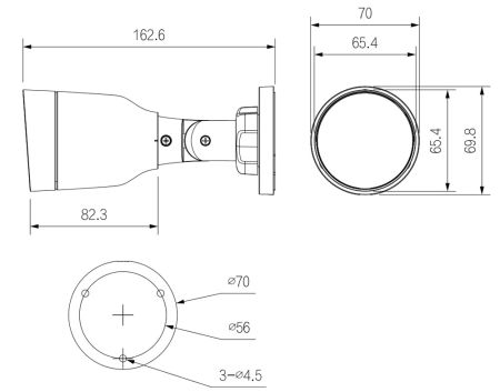 IP-видеокамера 2Мп Dahua DH-IPC-HFW1230S1P-0360B-S6 уличная, с ИК-подсветкой 30 м