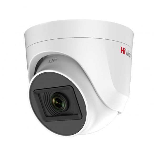 Купольная 2Мп HD-TVI видеокамера HiWatch HDC-T020-P(B) (2.8 мм) с EXIR ИК-подсветкой до 20 м