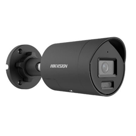 Сетевая IP-видеокамера ColorVu 4Мп HikVision DS-2CD2047G2H-LIU/SL (6 мм), черная с интеллектуальной гибридной подсветкой