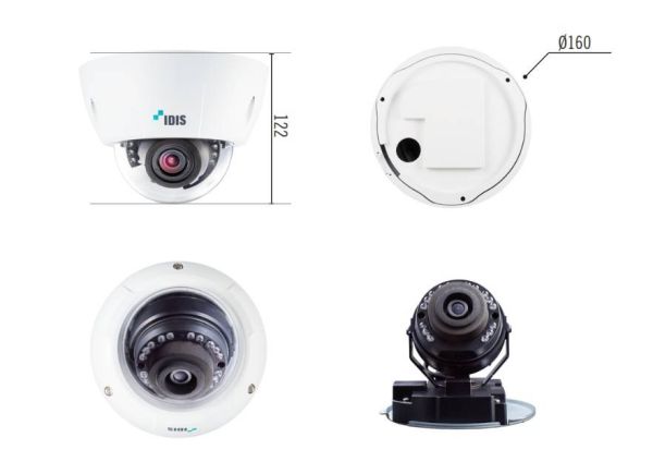 Уличная купольная IP-камера IDIS DC-D1223WHR