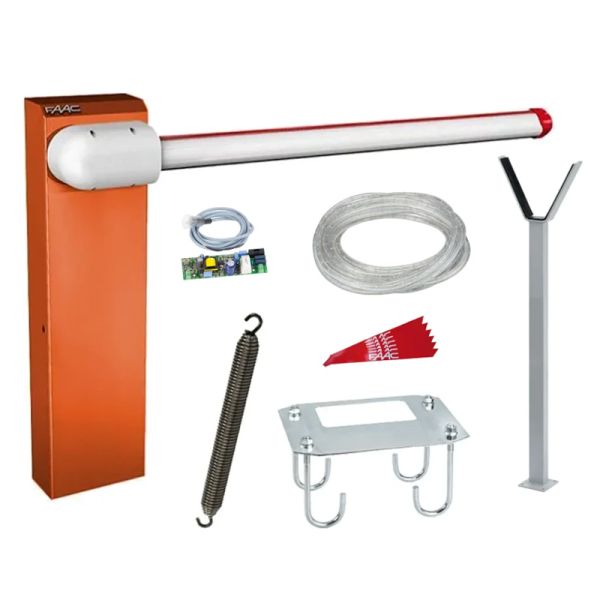 Комплект шлагбаума автоматического FAAC 615/5 BPR дюралайт, с круглой стрелой 5 м