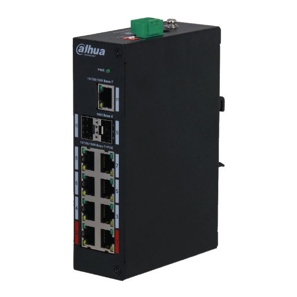 Неуправляемый 8-портовый PoE коммутатор Dahua DH-PFS3211-8GT-120