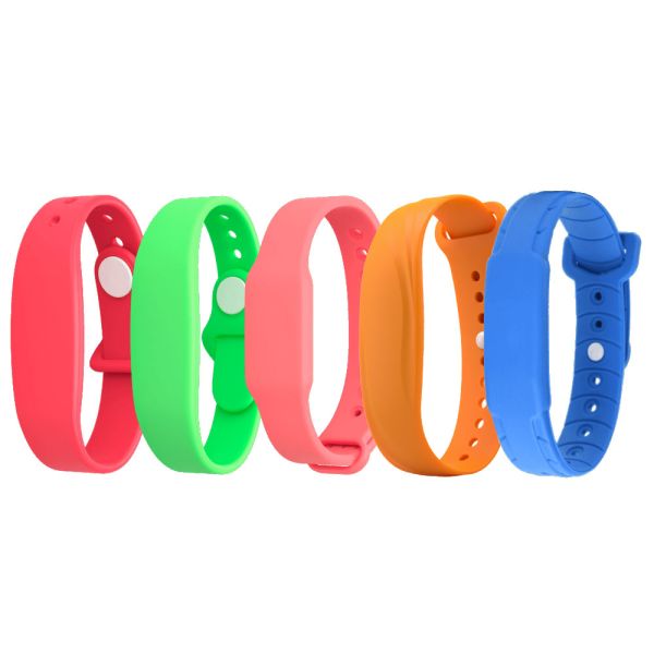 Силиконовый RFID-браслет Mifare 4k, с застежкой