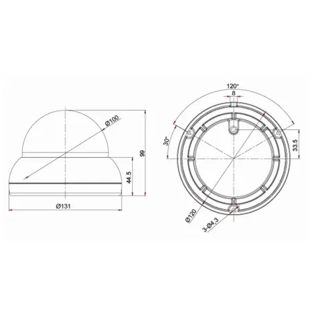 IP-видеокамера 8Мп RVi-2NCD8039 (3.6-11)