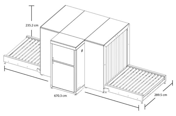 Рентгенотелевизионный интроскоп Astrophysics XIS-1818