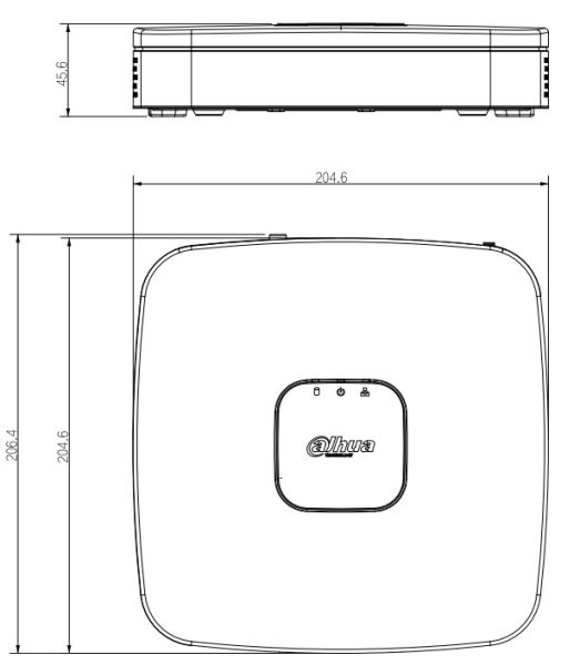 IP-видеорегистратор 8-канальный Dahua DHI-NVR4108-4KS2/L