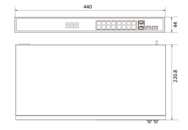 Интеллектуальный управляемый PoE-коммутатор HiWatch SWT-1318P