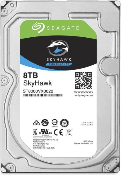 Жесткий диск Seagate SkyHawk 8 ТБ ST8000VX0022