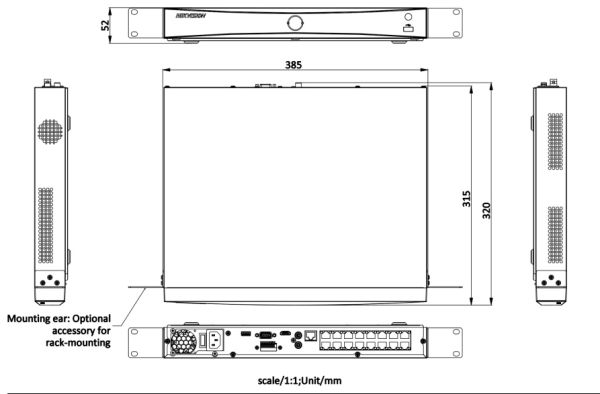 16-канальный сетевой видеорегистратор HikVision DS-7616NXI-K2/16P с технологией AcuSense