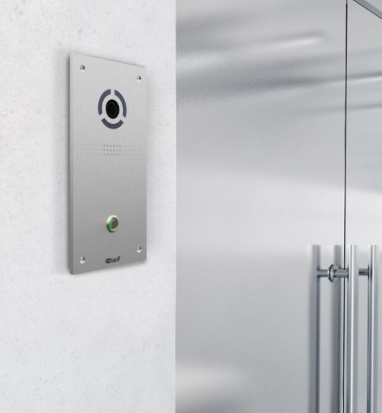 Вызывная панель Bas-IP AV-04FD Silver, врезная