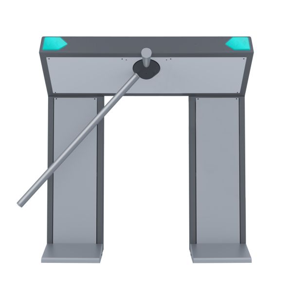 Турникет-дуопод моторизованный двухстоечный Rusgate T2-M-BF v.1.1 с памятью на 4000 событий (с автоматическими планками Антипаника)