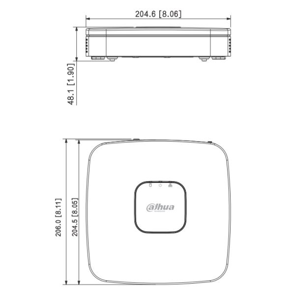 IP-видеорегистратор 4-канальный Dahua DHI-NVR2104-S3