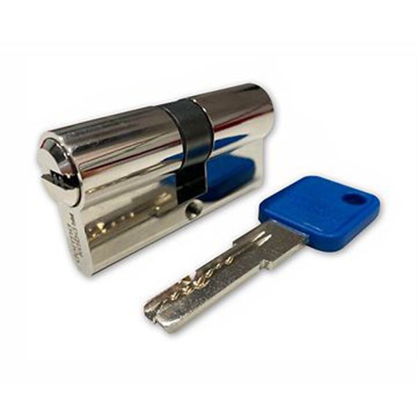 Евроцилиндр dormakaba CBR-1 PRO 70 (30x40), ключ-ключ, латунь, 5 ключей
