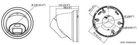 IP-видеокамера 4Мп ColorVu HikVision DS-2CD2347G1-L (6 мм) с LED-подсветкой до 30 м