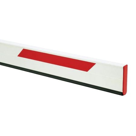 Стрела прямоугольная FAAC с демпфером и светоотражающими наклейками, 25х90х2315 мм