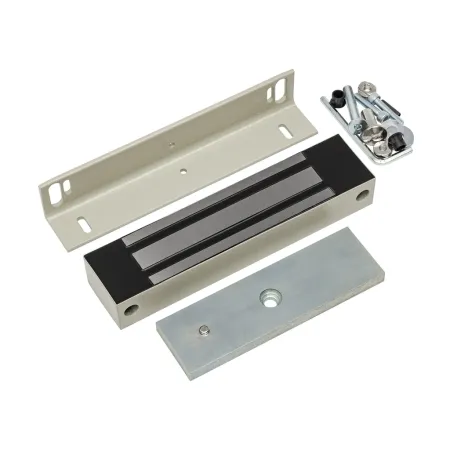 Электромагнитный замок AccordTec ML-350N K-2 с уголком, с датчиком Холла