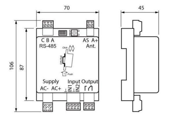 Блок управления антенной dormakaba 9115-K5 MRD (TP4)