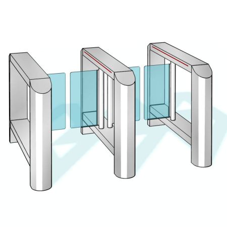 Сенсорный барьер dormakaba Argus HSB-E10, 1 проход