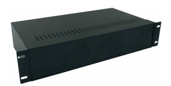 Бокс для установки медиаконвертеров в 19" стойку Osnovo O-142B на 14 слотов