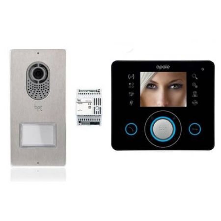 Комплект видеодомофона BPT LVKITOPL14 серия Opale, цвет - черный лак