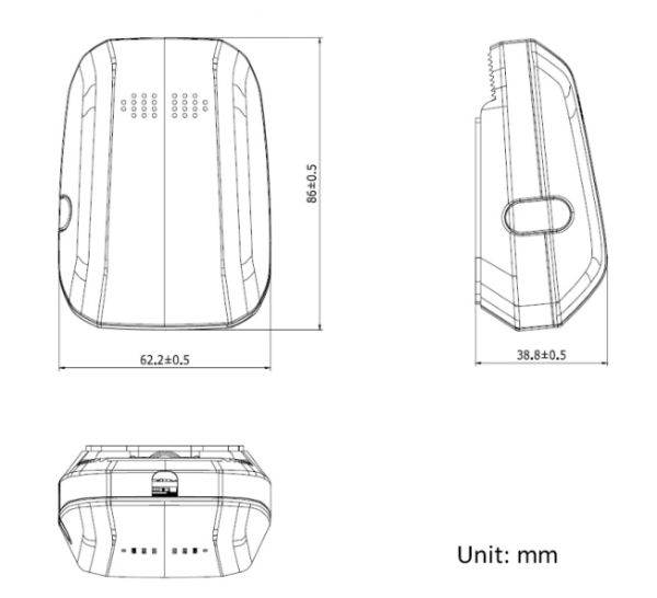 Мобильная видеокамера Hikvision AE-VC155T (6 мм) с функцией ADAS