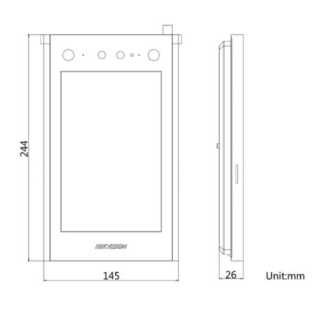 Вызывная панель HikVision DS-KD9403-E6 с распознаванием лиц и карт Mifare 1K