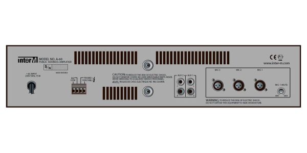 Усилитель мощности Inter-M A-60, 60Вт