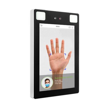 Антивандальный уличный терминал распознавания лиц ZKTeco ProFaceX[P], вен ладони и карт EM-Marine