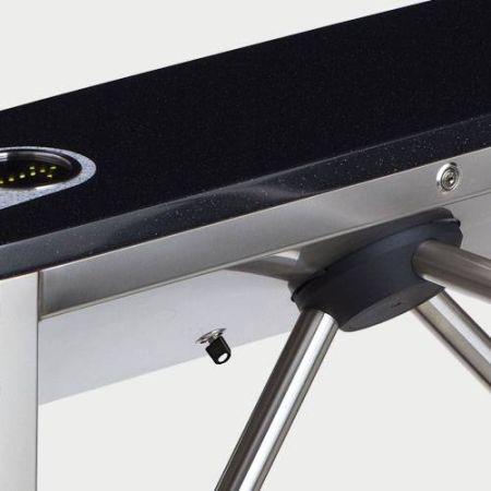 Турникет-трипод тумбовый PERCo-TTD-03.1S из нержавеющей стали (с планками)