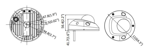 Миникупольная Wi-Fi IP-видеокамера 2Мп HikVision DS-2CD2523G0-IWS (6 мм) с EXIR-подсветкой до 10 м