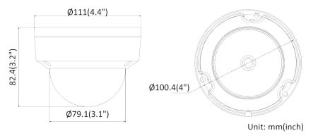 Антивандальная IP-камера 4Мп HiWatch DS-I402(C) (4 мм) с поддержкой PoE